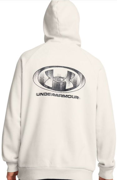 Суитчър Under Armour Rival Fleece Textured Glitch Hoodie Бежово | 1389428-110, 3
