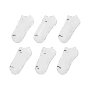 Чорапи Nike Everyday Plus Cushioned Training No-Show Socks 6-Pack Бяло | sx6898-100, 3