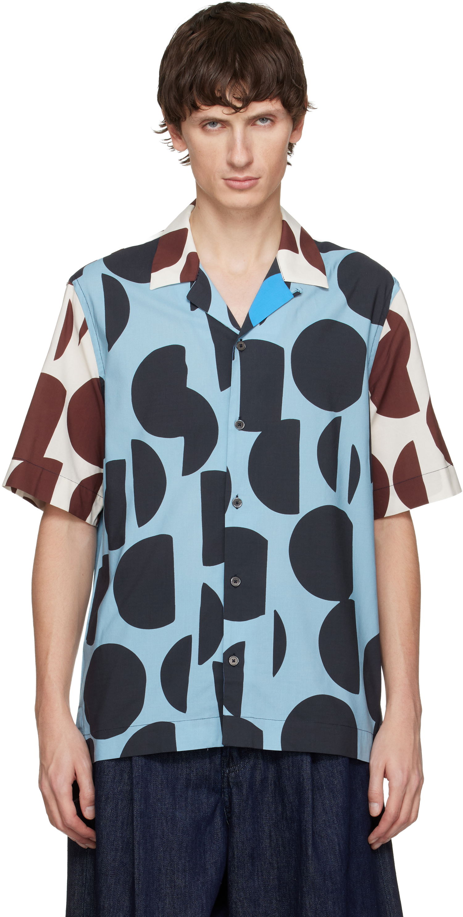 Риза Paul Smith Cut-Up Dots Print Short-Sleeve Shirt Многоцветен | M1R-905UM-T02753-43, 0