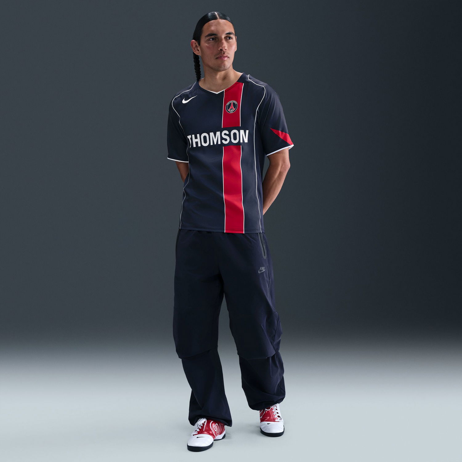 Фланелка Nike Paris Saint-Germain 2004 Total 90 Reissue Jersey by Nike Тъмно синьо | if9578-410, 1