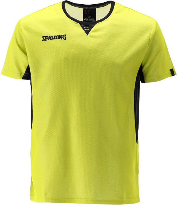 Тениска Spalding Spalding Referee T-Shirt Жълто | 40222001-limeblack