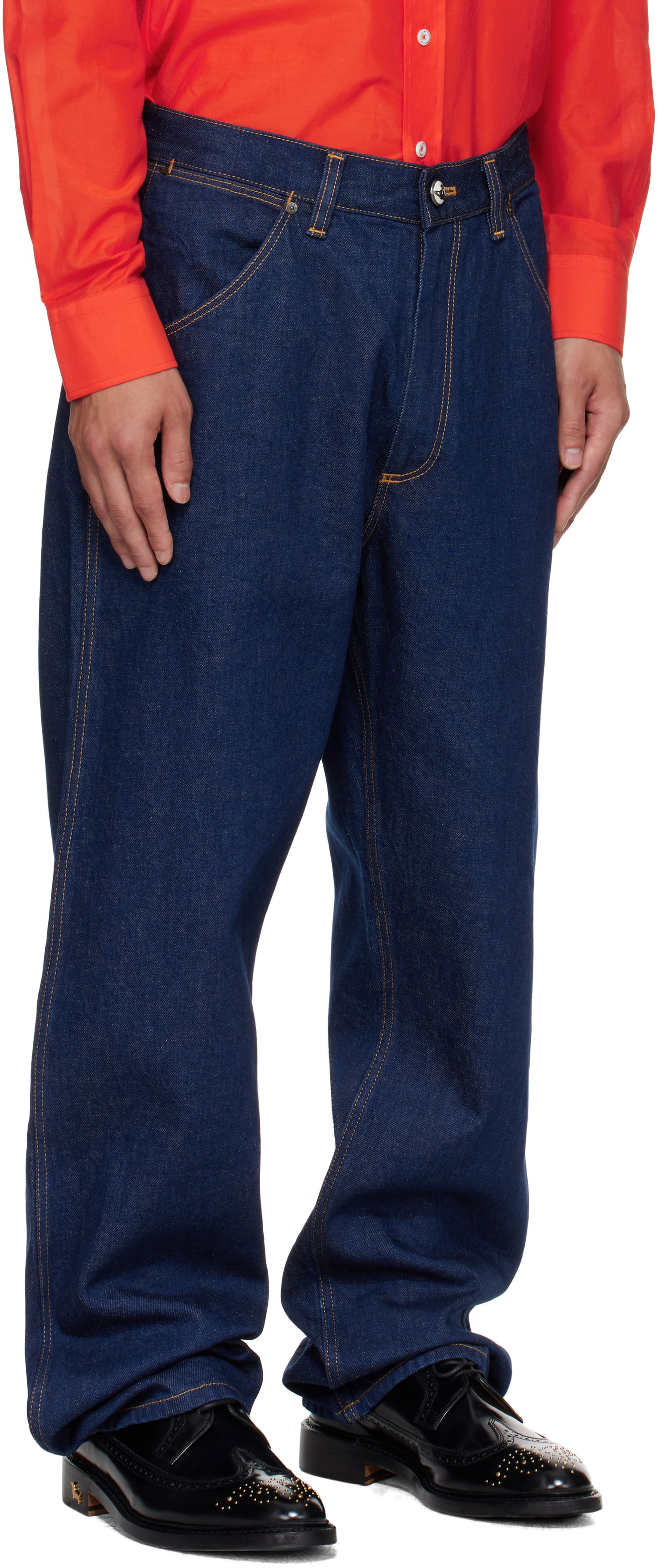 Дънки Vivienne Westwood Vivienne Westwood Baggy Jeans Синьо | 3902000P-W0162-, 1