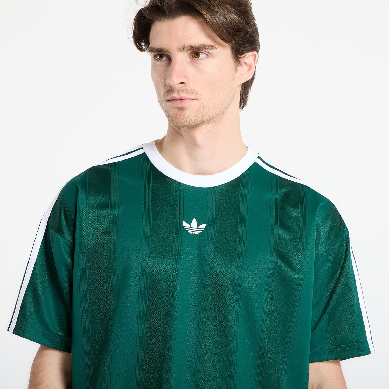 Тениска adidas Originals Adicolor Jacquard Jersey T-shirt Зелено | KD5834, 1