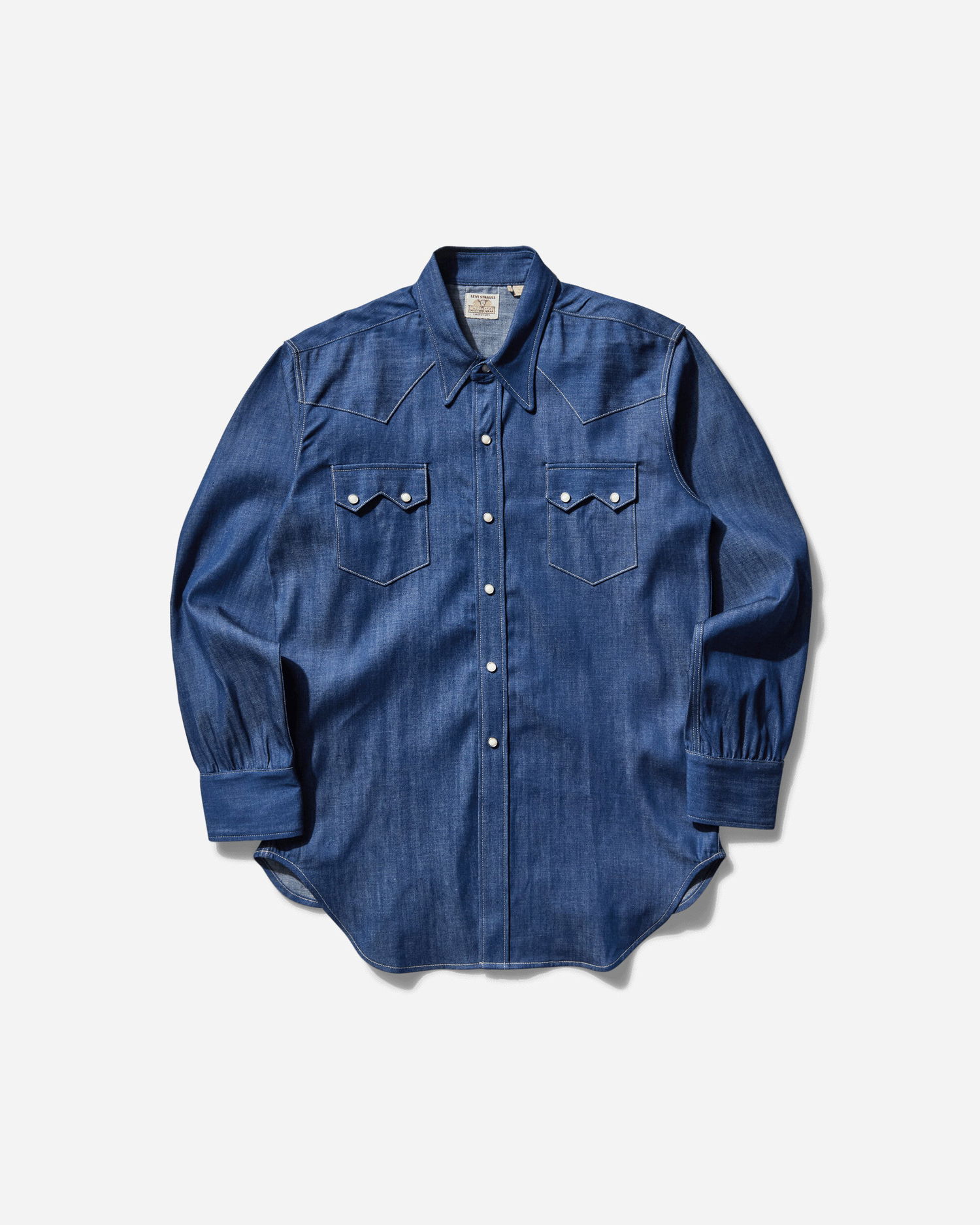 Риза Levi's Shorthorn Sawtooth Shirt Синьо | 001L7 002, 0