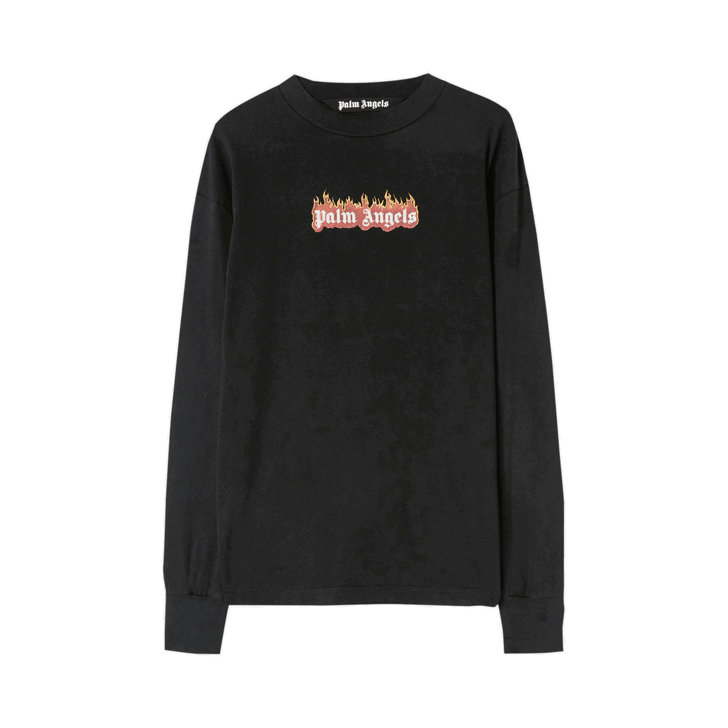 Тениска Palm Angels Burning Logo Classic Tee Черно | PMAB002F22JER0021001, 0