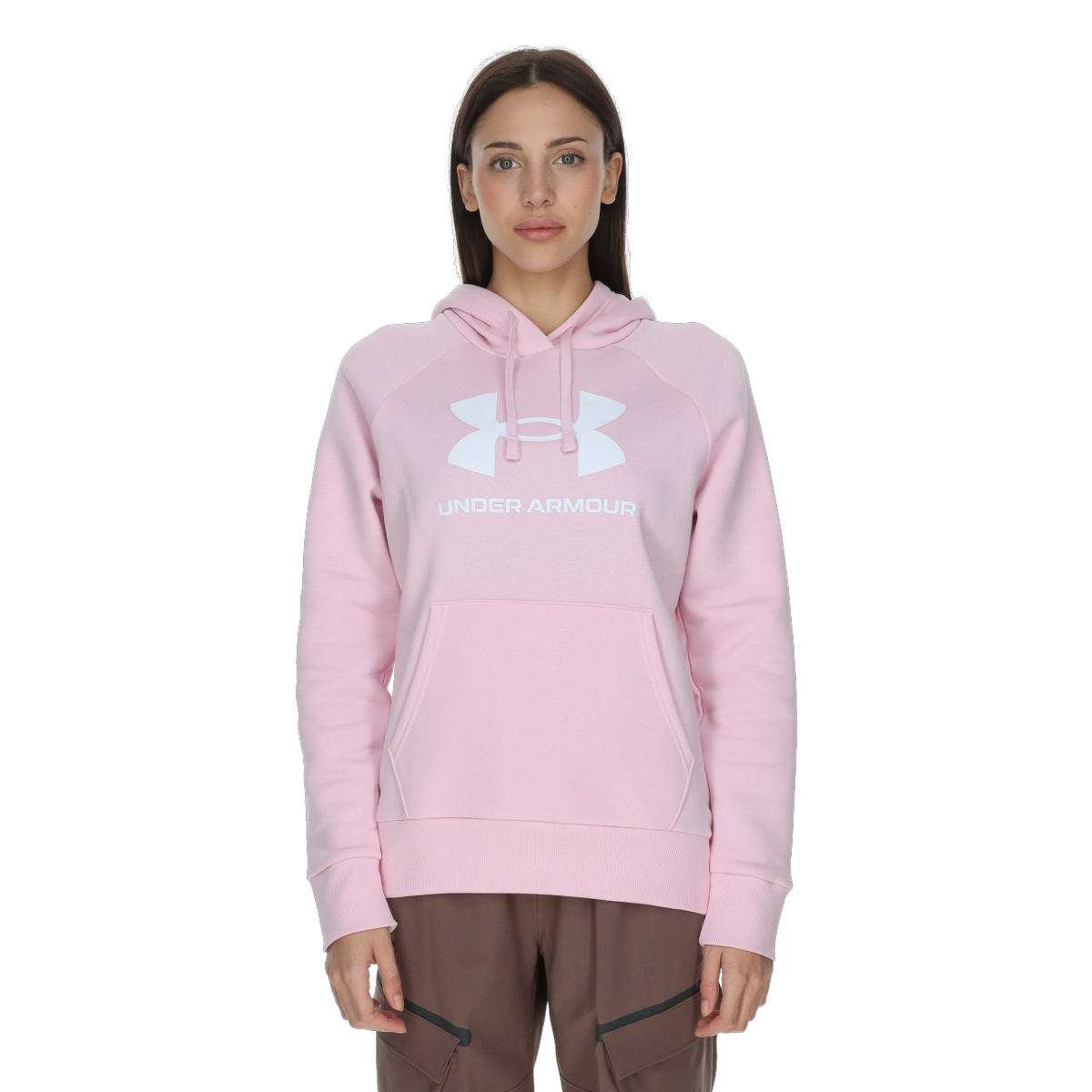 Суитчър Under Armour Rival Fleece Big Logo Hoodie Розово | 1379501-647, 0