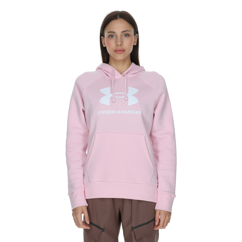 Суитчър Under Armour Rival Fleece Big Logo Hoodie Розово | 1379501-647