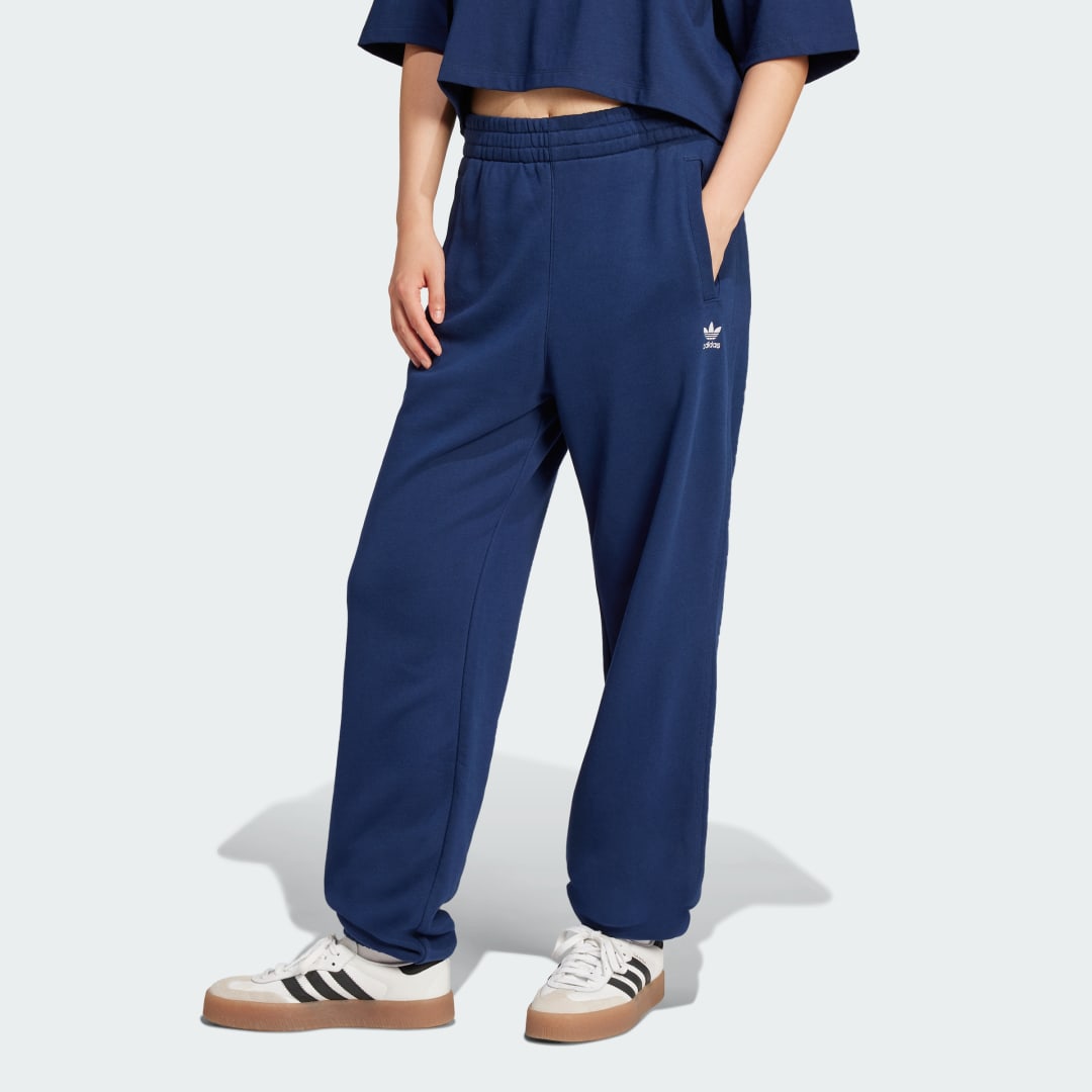 Спортни панталони adidas Performance Essentials French Terry Joggers Синьо | JD1526, 0