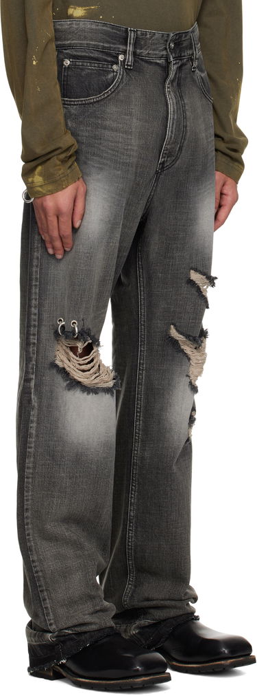 Дънки We11done We11done Ripped Jeans Сиво | WD-DP1-25-339-M-BK, 1