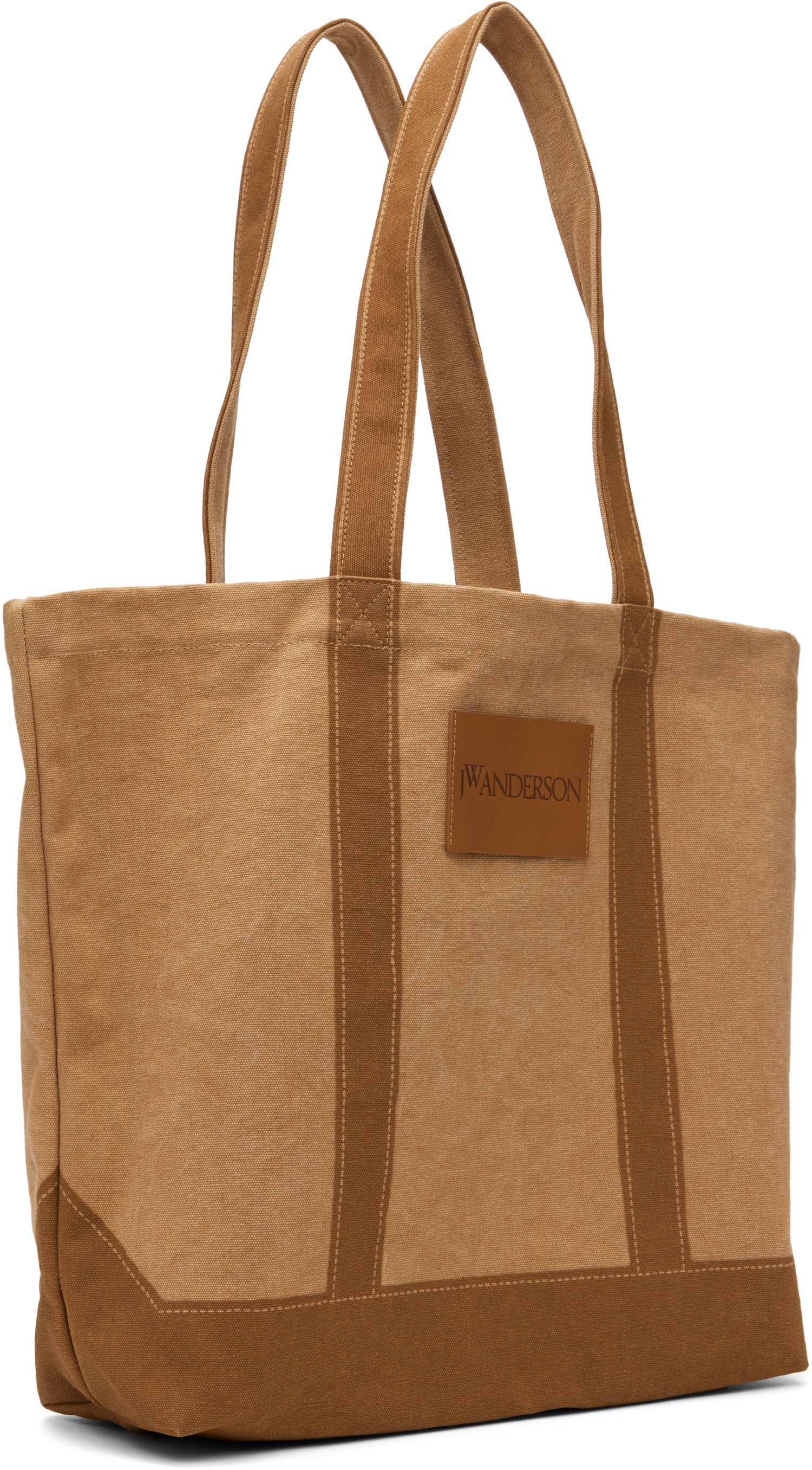 Голяма пазарска чанта JW Anderson JW Anderson Canvas Tote Кафяво | HB0498-FA0331, 1