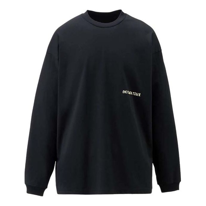 Пуловер Onitsuka Tiger Graphic Long Sleeve T-Shirt Черно | 2183B163-001