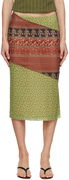 Moni Paneled Midi Skirt