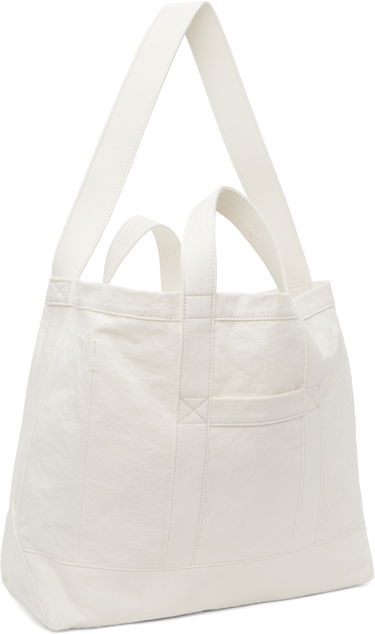 Голяма пазарска чанта TEKLA Beach Tote Бяло | BB-WH, 2