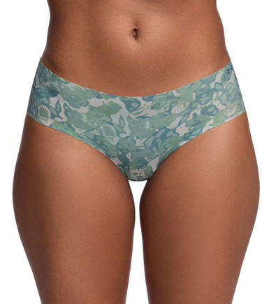 гащички Under Armour Under Armour Pure Stretch No-Show Hipster Print Underwear - 3 Pack Зелено | 1383896-348, 1