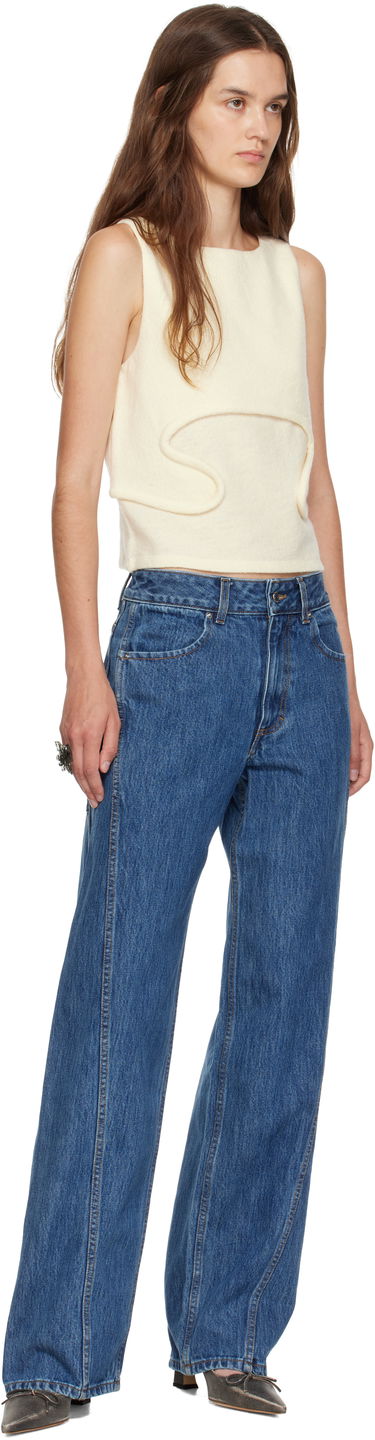 Потник Eckhaus Latta Eckhaus Latta Pallas Tank Top Бяло | 1405-EL-PF25-M -, 3