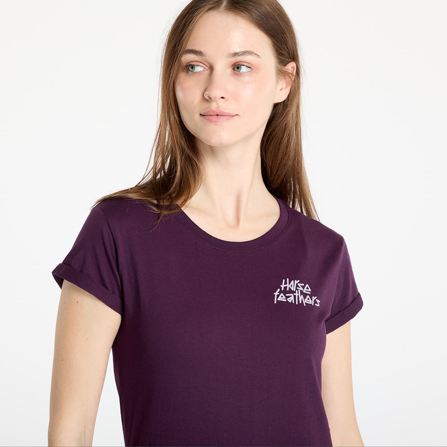 Тениска Horsefeathers Horsefeathers Lada T-Shirt Лилаво | SW941B, 1