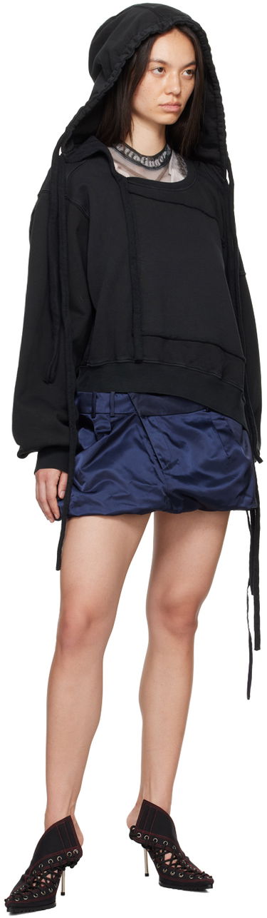 Суитчър Ottolinger Ottolinger Deconstructed Hoodie Черно | 1150203921, 3