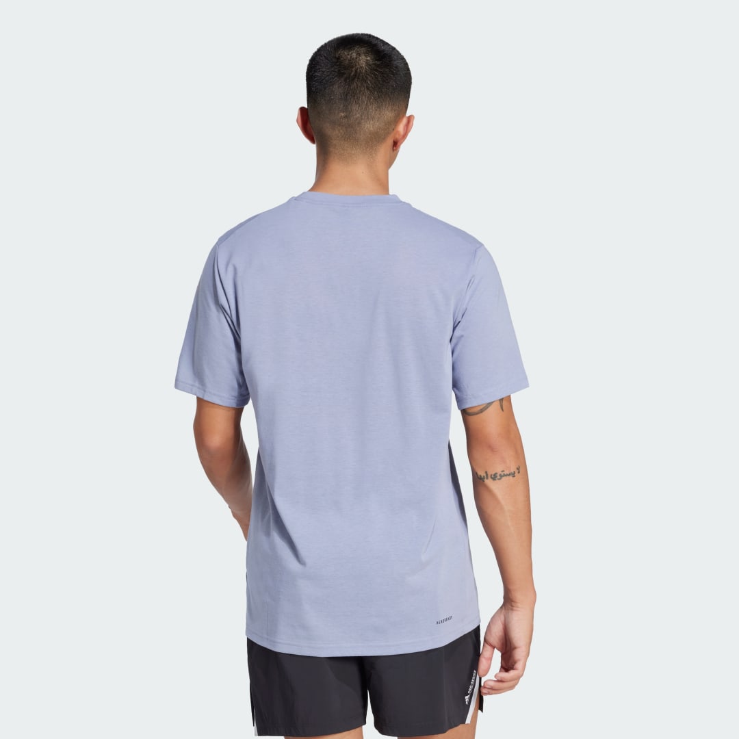 Тениска adidas Performance Essentials Feelready Logo Training Logo T-Shirt Лилаво | JC5341, 1