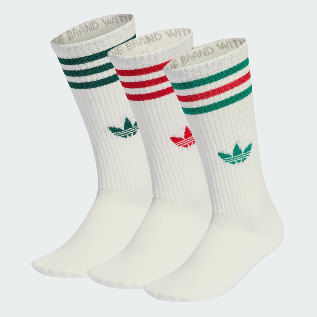 Чорапи adidas Performance 3-Stripes High Crew Socks 3 Pairs Многоцветен | KD8239, 0