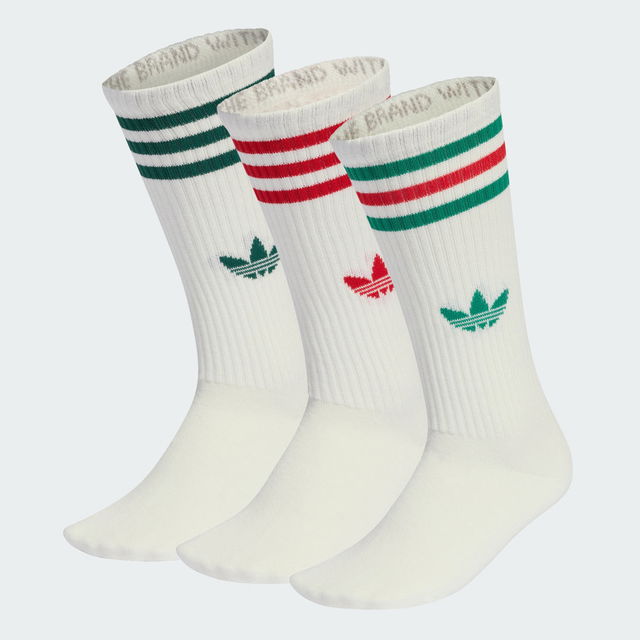 3-Stripes High Crew Socks 3 Pairs