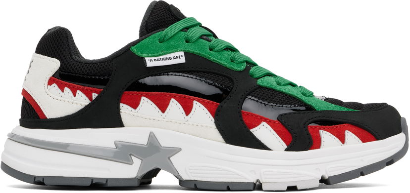 Кецове и обувки BAPE A Bathing Ape Shark STA M1 Черно | 001FWK201309M