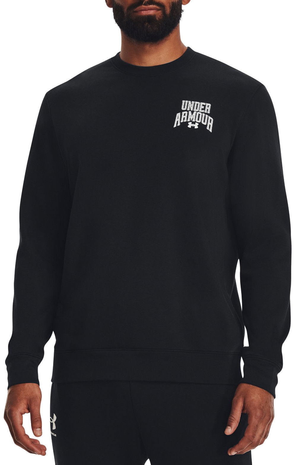 Суитчър Under Armour Rival Terry Graphic Crew Черно | 1379764-001, 0