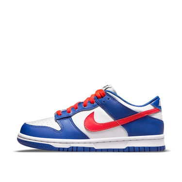 Кецове и обувки Nike Dunk Low "Mismatched Swoosh" GS Синьо | CW1590-104, 2