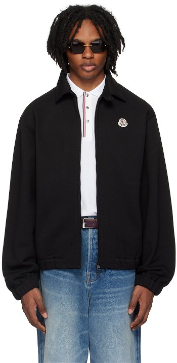 Moncler Black Zip Sweatshirt J10918G0005889AEN