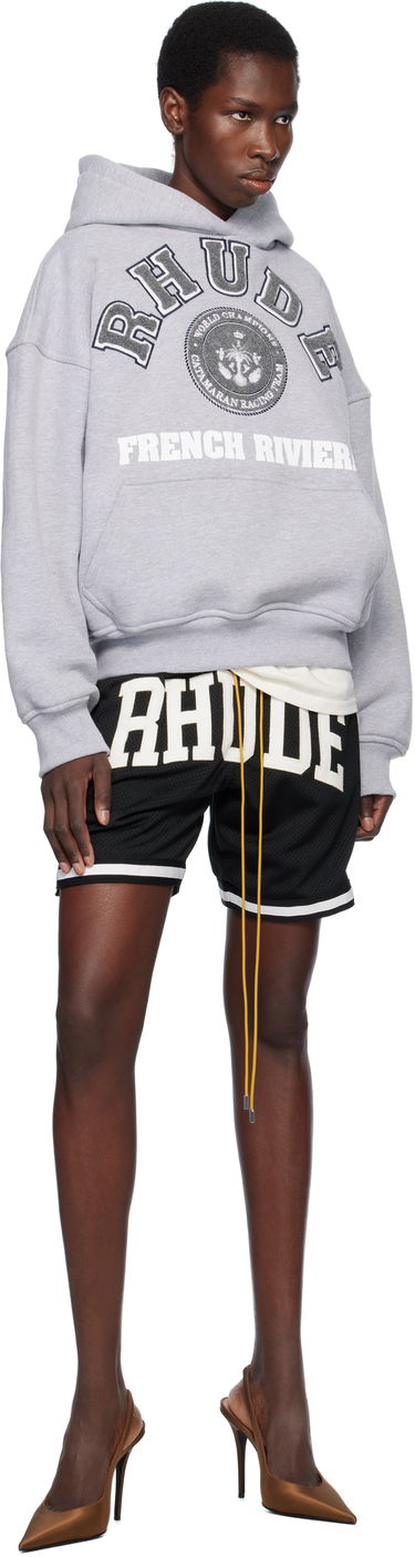 Суитчър Rhude Rhude French Riviera Patch Hoodie Сиво | RHSS25HO06012, 3
