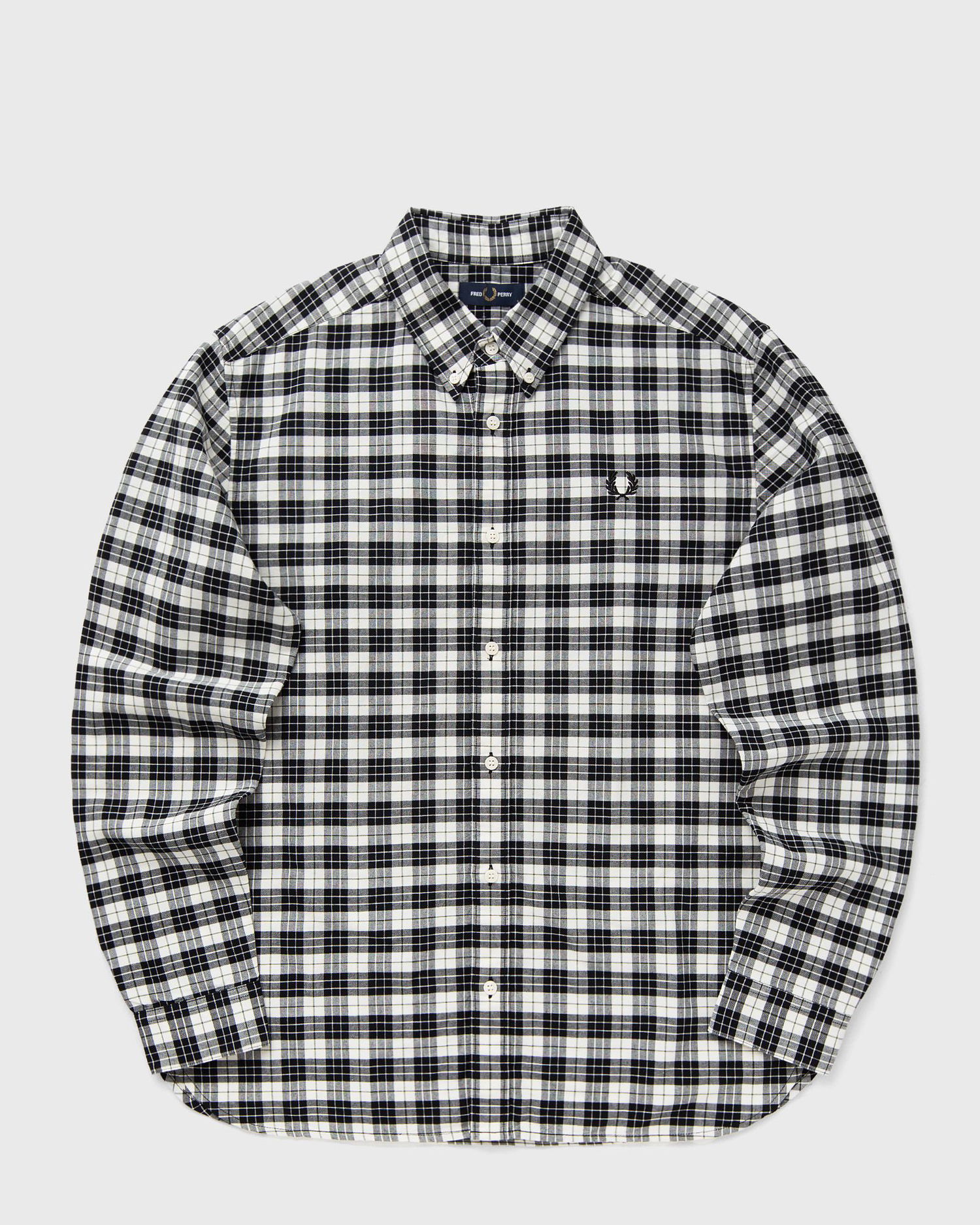 Риза Fred Perry Tartan Oxford Button-Down Shirt Черно | M1743-560, 0