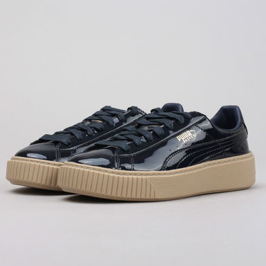 Кецове и обувки Puma Basket Platform Patent Wn's peacoat - peacoat Черно | 363314 06, 0