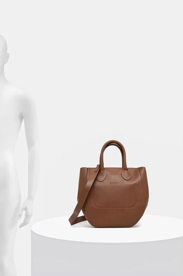 Дамска чанта JW Anderson JW Anderson Small Punch Tote Bag Кафяво | HB0680.LA0250.621, 6