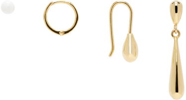 Обеци LEMAIRE Lemaire Piercings Set Металик | JW0046 LO0050, 0