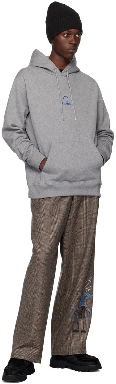 Суитчър Études Klein Logo Hoodie Сиво | H22MM252OC20GR, 3