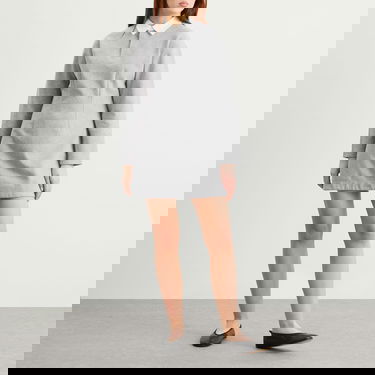 Pокля JW Anderson JW Anderson Long Sleeve Polo Dress, Size Large Сиво | JD0047-PG1845-945, 4