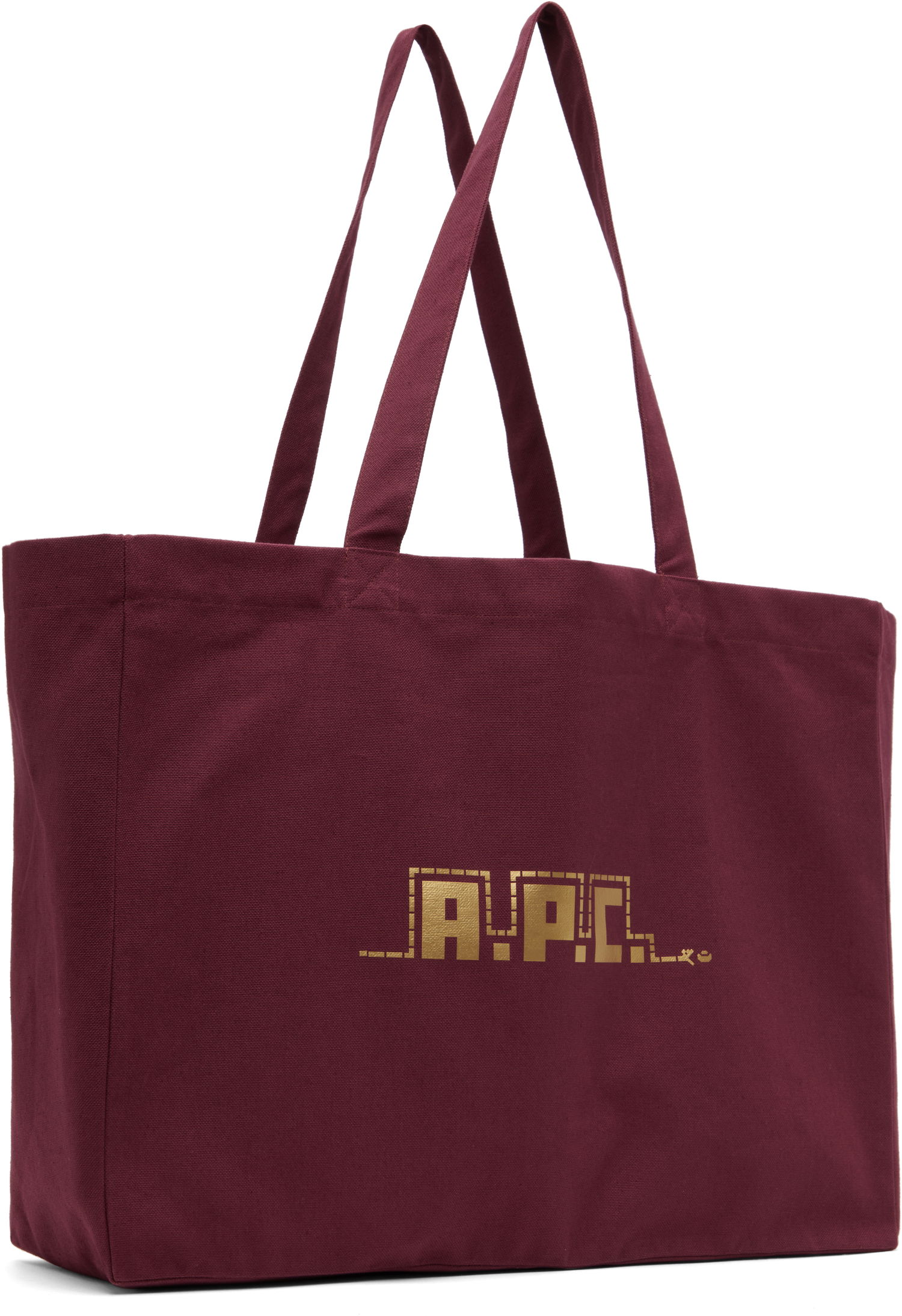 Голяма пазарска чанта A.P.C. Lunar New Year 2025 Diane Shopping Tote Bag Бургунди | COHHN-M61999, 1