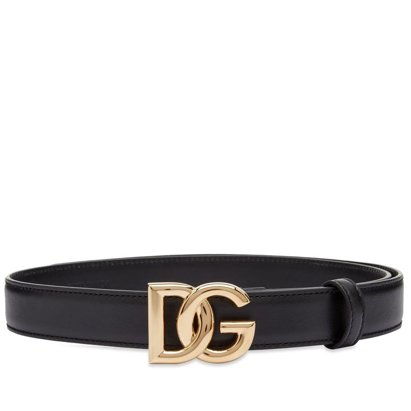 Колани Dolce & Gabbana Narrow Logo Belt Black Черно | BE1447AW576-80999