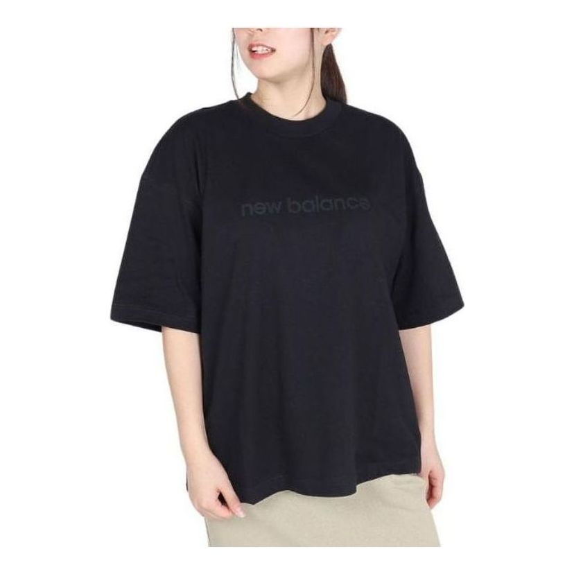 Тениска New Balance Hyper Density Jersey Oversized T-Shirt Черно | WT41555-BK