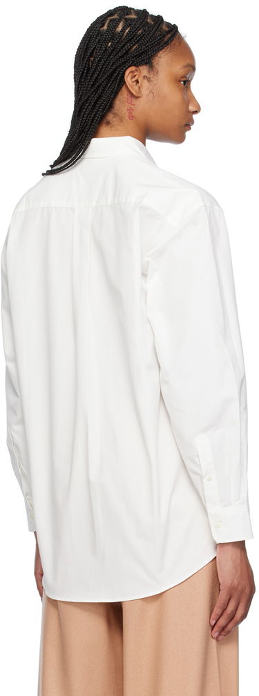 Риза Baserange Long Sleeve Button Up Shirt Бяло | SHOL-CO-SU24, 2