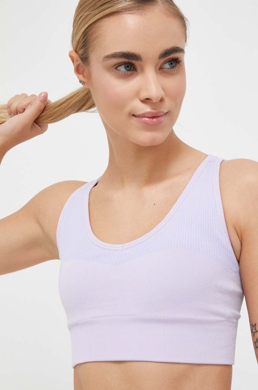 Сутиен Reebok Yoga Seamless Sports Bra Лилаво | HT2392, 0