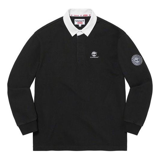 Поло тениска Supreme Timberland Rugby Черно | SUP-FW21-275
