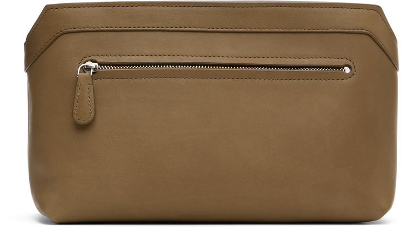 Дамска чанта The Row Taupe Terrasse Pouch Кафяво | W1674-L72