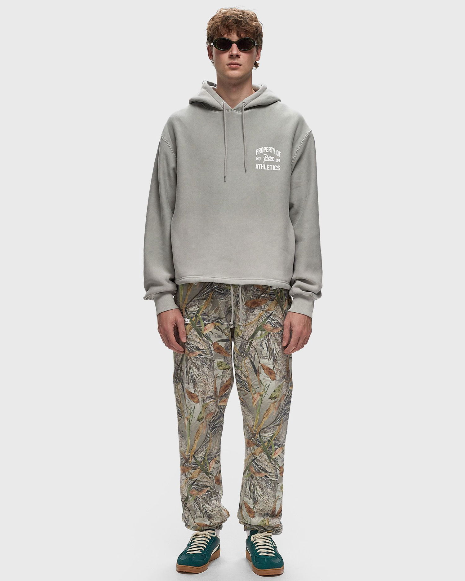 Суитчър Patta Athletic Drawcord Hoodie Сиво | POC-BW24-2050-325-0283-145, 1