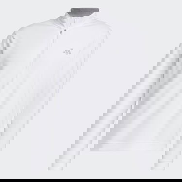 Суитчър adidas Performance Elevated 1/4-Zip Бяло | IB6113, 1