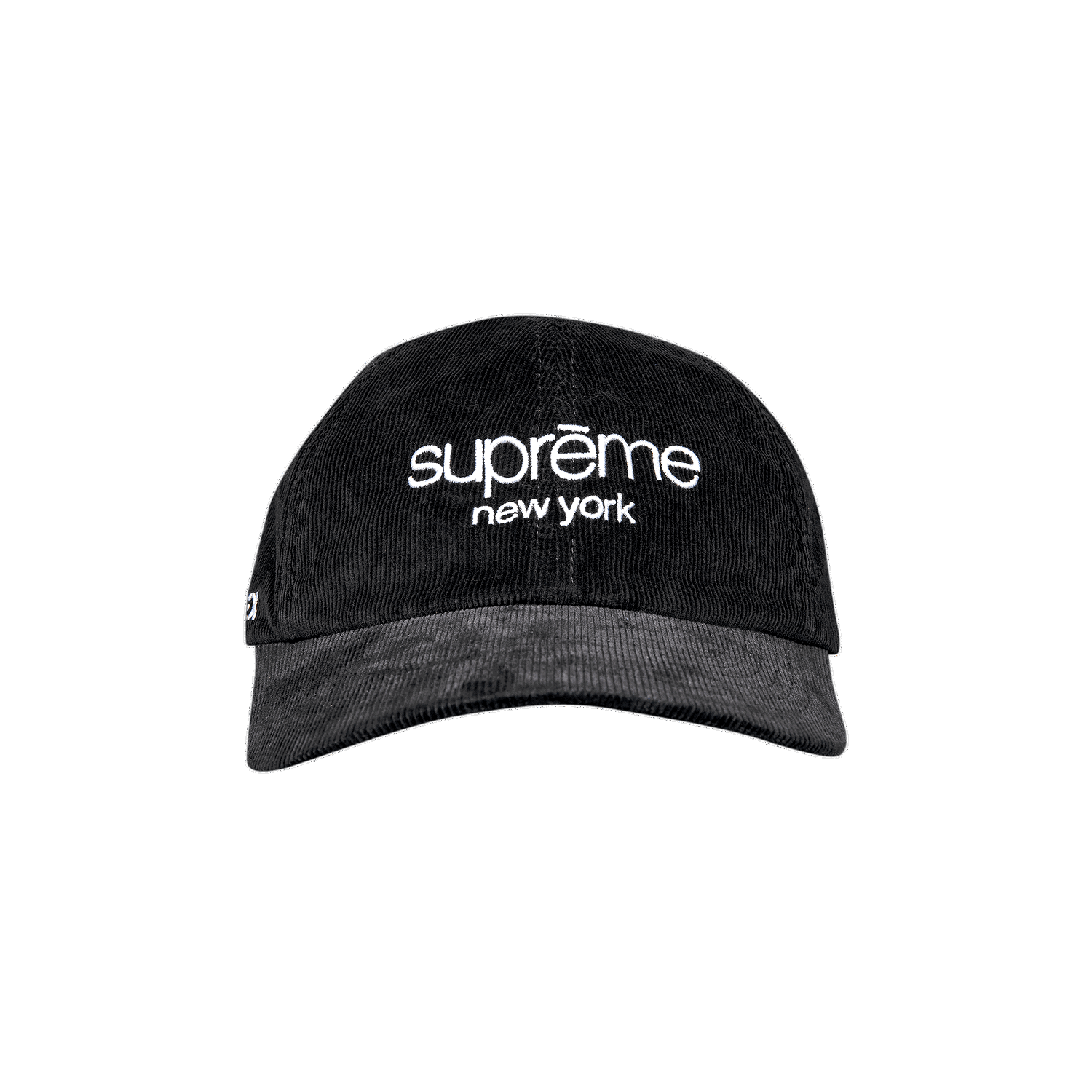 Шапка с козирка Supreme GORE-TEX Corduroy Classic Logo 6-Panel Черно | FW21H49 BLACK, 0
