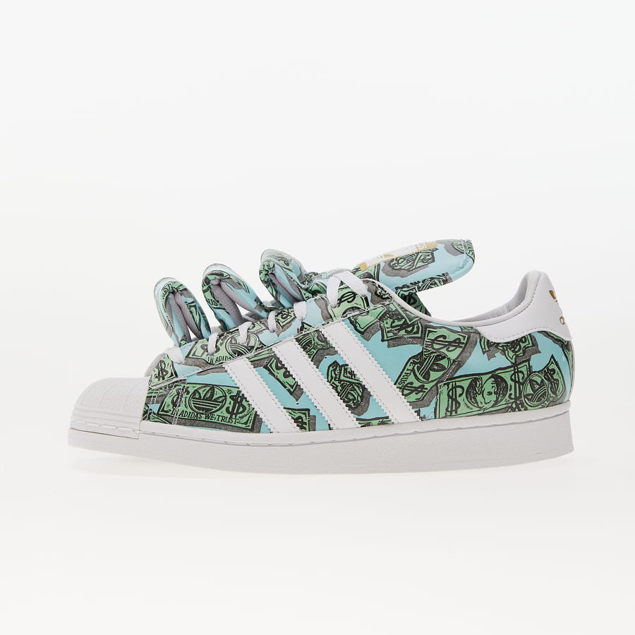 Кецове и обувки adidas Originals Jeremy Scott x Money Superstar Зелено | HP6596, 0