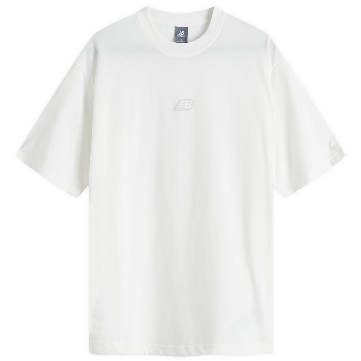 Тениска New Balance Women's Hoops On Court T-Shirt Бяло | MT44586-SST, 0