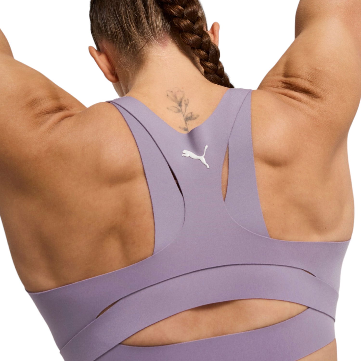 Сутиен Puma Puma PWR SHAPELUXE Zip Front Sports Bra Лилаво | 525881-30, 1