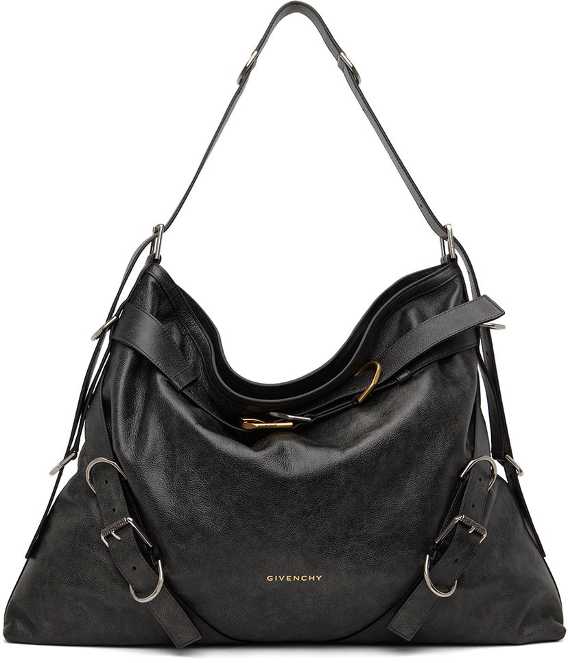 Чанта през рамо Givenchy Large Voyou Boyfriend Bag Черно | BB50Y0B1YE001