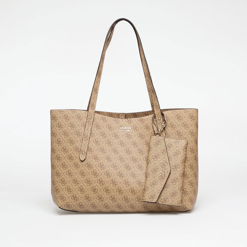 Голяма пазарска чанта GUESS GUESS Brenton Tote Бежово | HWLG9648230-LTL